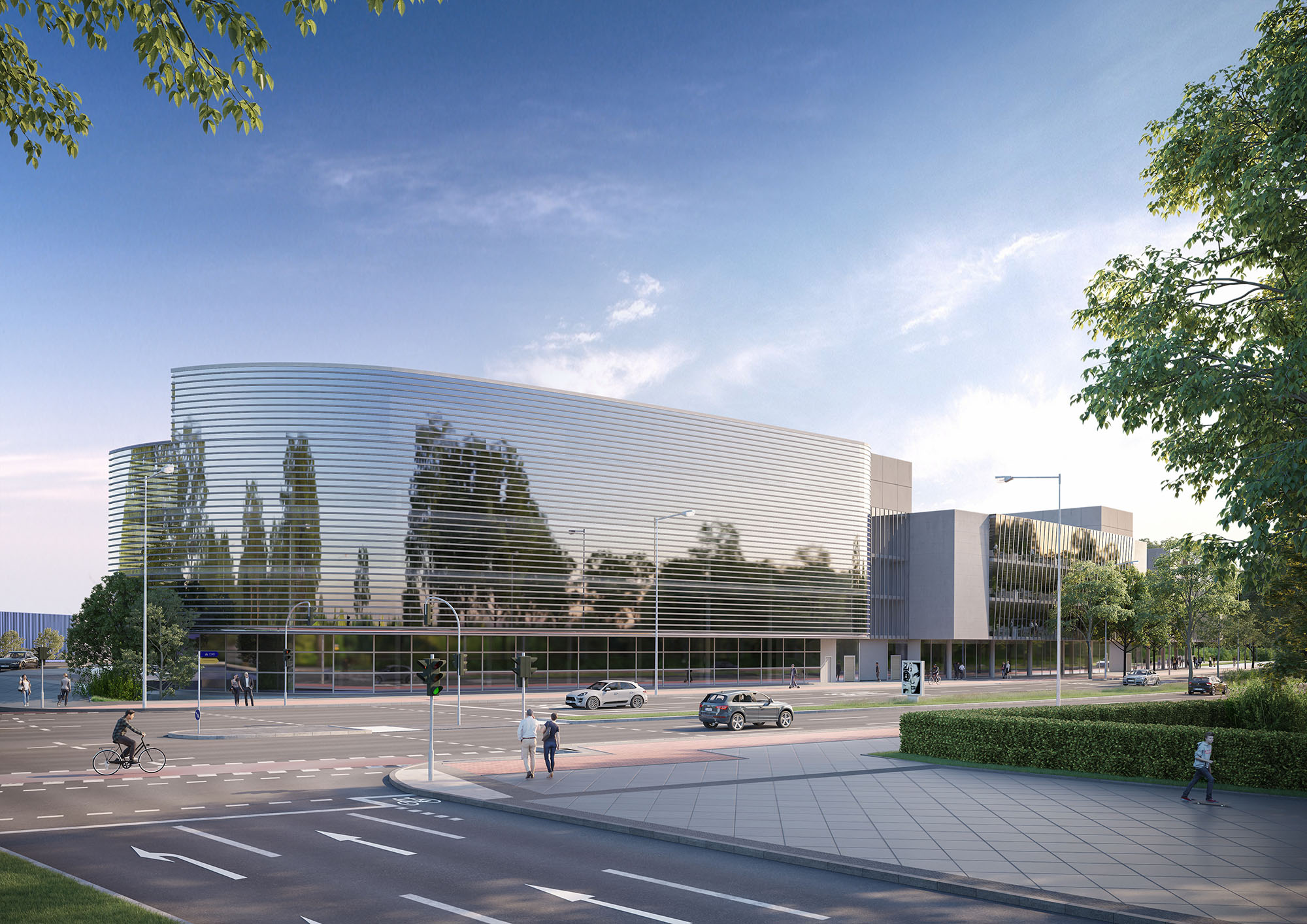 Bürogebäude mit Gewerbe und Tiefgarage